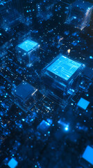 Cube of the technological world