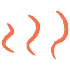 あたたかい（熱い）イメージの記号