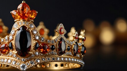 a crown with diamonds and diamonds on it
