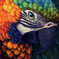 Fototapeta premium Macaw