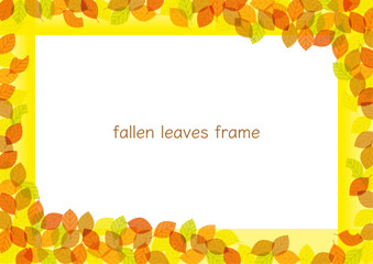落ち葉のフレーム