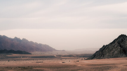 mountains in the desert Egypt