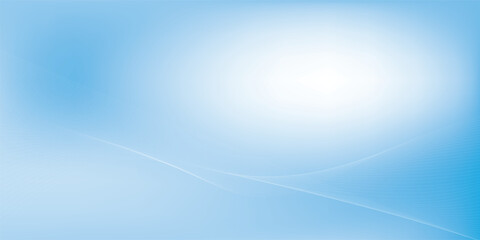 Abstract geometric white and blue color background with curve lines. Vector illustration.