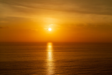 Obraz premium sunset in the sea