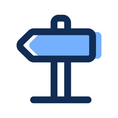 signpost filled line icon