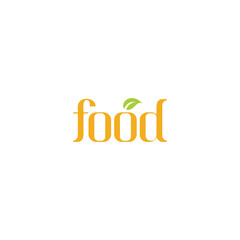 Letter Food Organic Logo