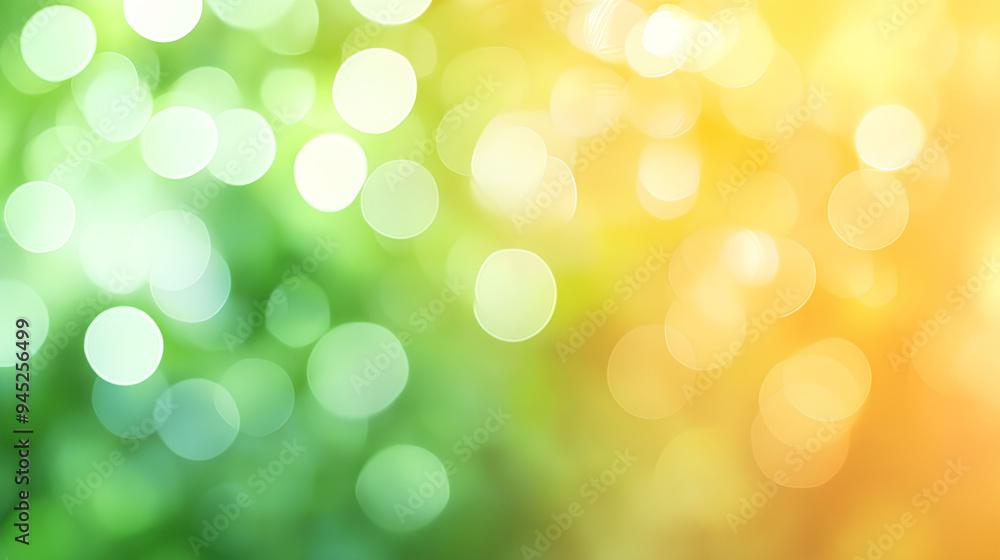 Aufkleber soft colorful background bokeh blurred in bubbles