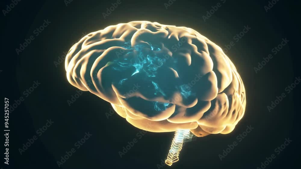 Poster exploring the wonders of the human brain and its complex neural connections