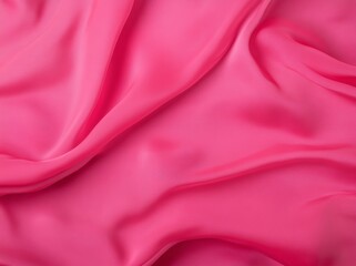 Obraz premium Text can be written on the empty pink fabric background. It's made of a soft, smooth textile material.