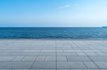 Background of a Chinese modern city building with an empty square