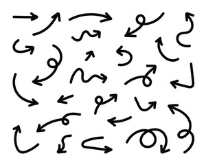 Hand Drawn Doodle Arrow