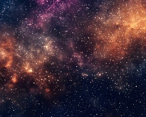 Obraz premium Vibrant cosmic atmosphere with swirling nebulae and myriad stars