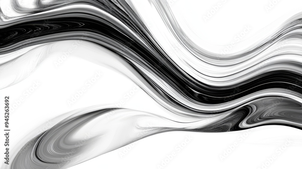 Poster detailed 3d rendering of a dark studio background with abstract print.