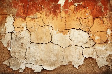 Obraz premium Grunge vintage textured old paper brown background.