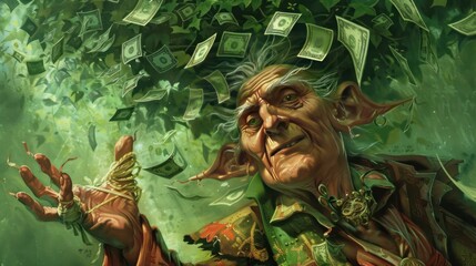 Obraz premium Magical money tree.