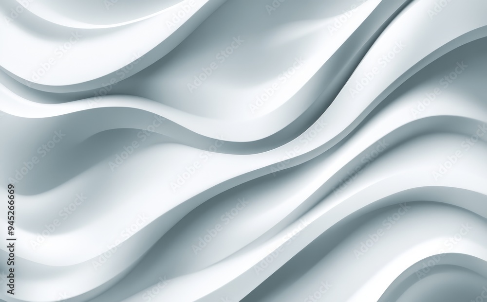 Poster the abstract white and silver have a light pattern gray with the gradient is the floor wall with met