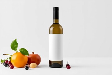 High-quality wine bottle mockup, perfect for showcasing label designs and branding. Includes realistic 3D rendering with customizable packaging options. Ideal for product visualization.