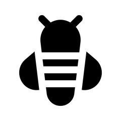 bee glyph icon