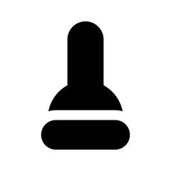 plunger glyph icon