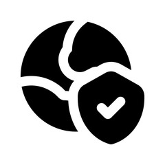 save the world glyph icon