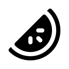 watermelon glyph icon