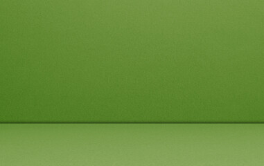Background green cement floor studio room photo empty Floor wall backdrop muslin design canvas surface texture podium eco Scene mockup product cosmetic beauty organic display stand zero carbon.