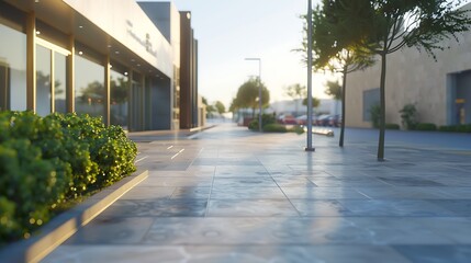 Fototapeta premium Modern Shopping Center at Dusk