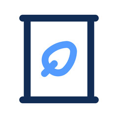 bio energy outline color icon