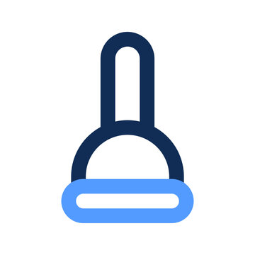 recommend clip art: plunger outline color icon