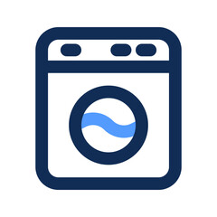 washing machine outline color icon