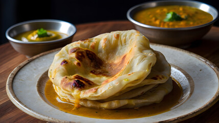 Roti Canai: Flaky