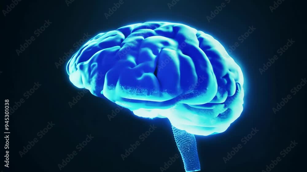 Poster exploring the complexities of the human brain in a captivating visual presentation
