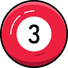 Billiard Ball Illustration