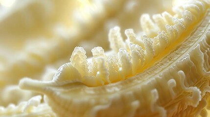 Close-up of a Fruit's Inner Texture.