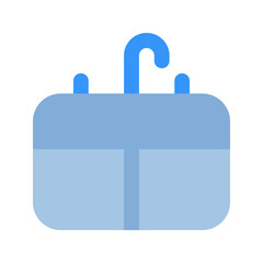 basin flat icon