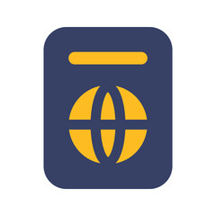 passport flat icon