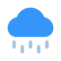 rain flat icon