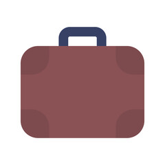 suitcase flat icon