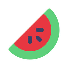 watermelon flat icon