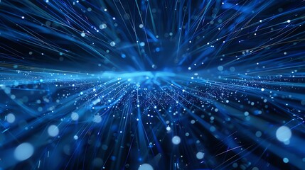 Abstract Blue Waves and Particles