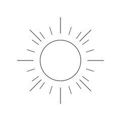 Sun icon
