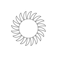 Sun icon