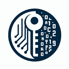 Fototapeta premium Minimalist tech Logos on White Background 