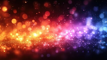 Obraz premium Vibrant sparkling background with colorful bursts