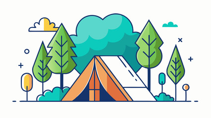 Camping icons