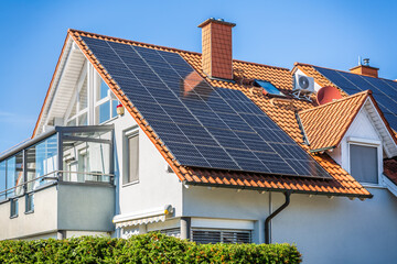 Solar panel combined with dual inverter compressor, combination of air conditioner compressor and...