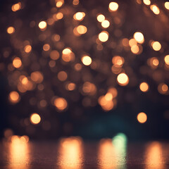 Obraz premium christmas lights background