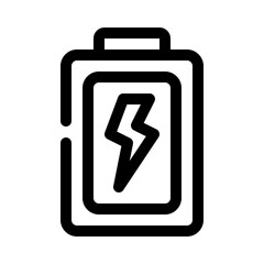 battery line icon