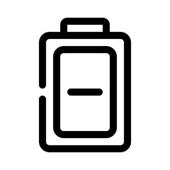 battery line icon