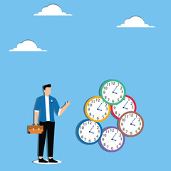 Man keeps a lot of clocks, Economy, Efficiency